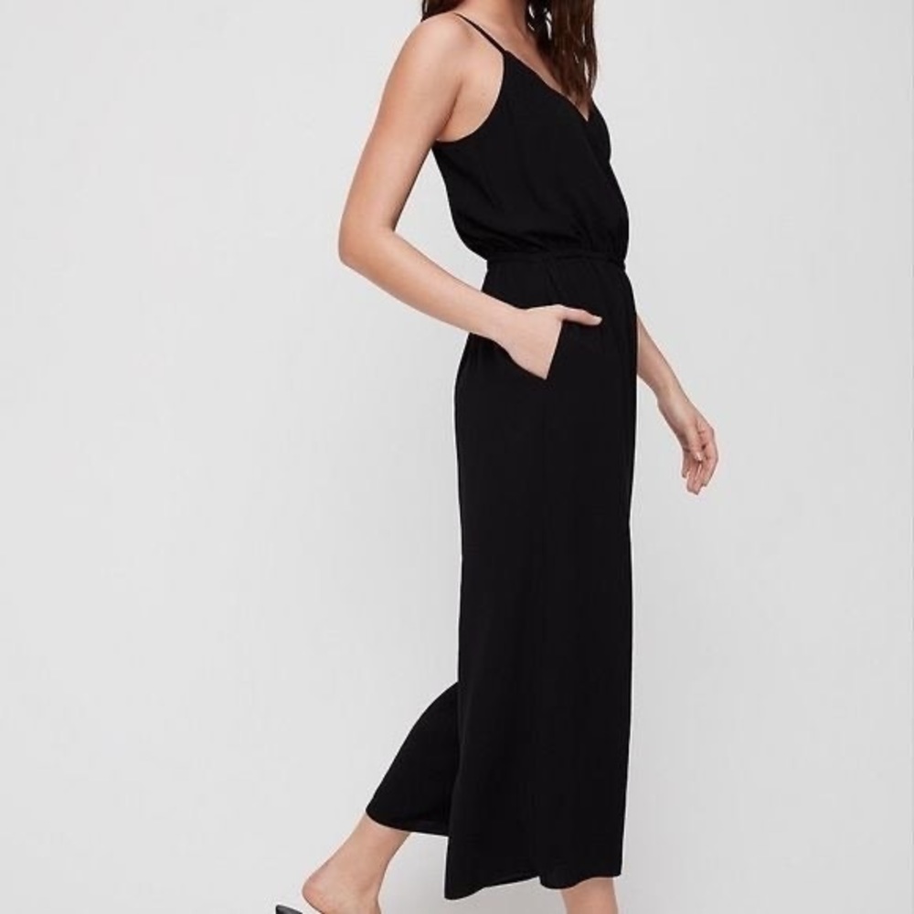 Aritzia Wilfred Melodie Jumpsuit in Black